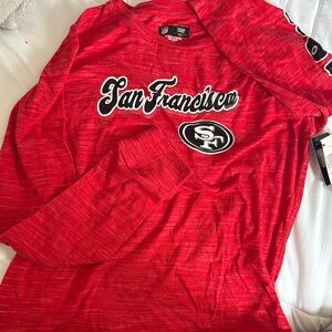 NFL San Francisco 49ers Red Crewneck Shirt